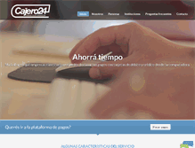 Tablet Screenshot of cajero24.com